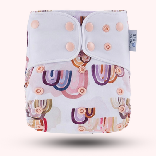 2.0 Modern Cloth Nappy | OVER THE RAINBOW (Shell Only)