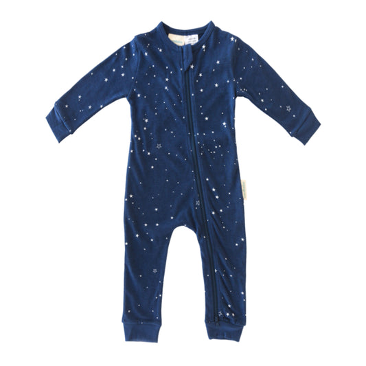 Woolbabe Merino/Organic Cotton PJ Suit - TEKAPO STARS