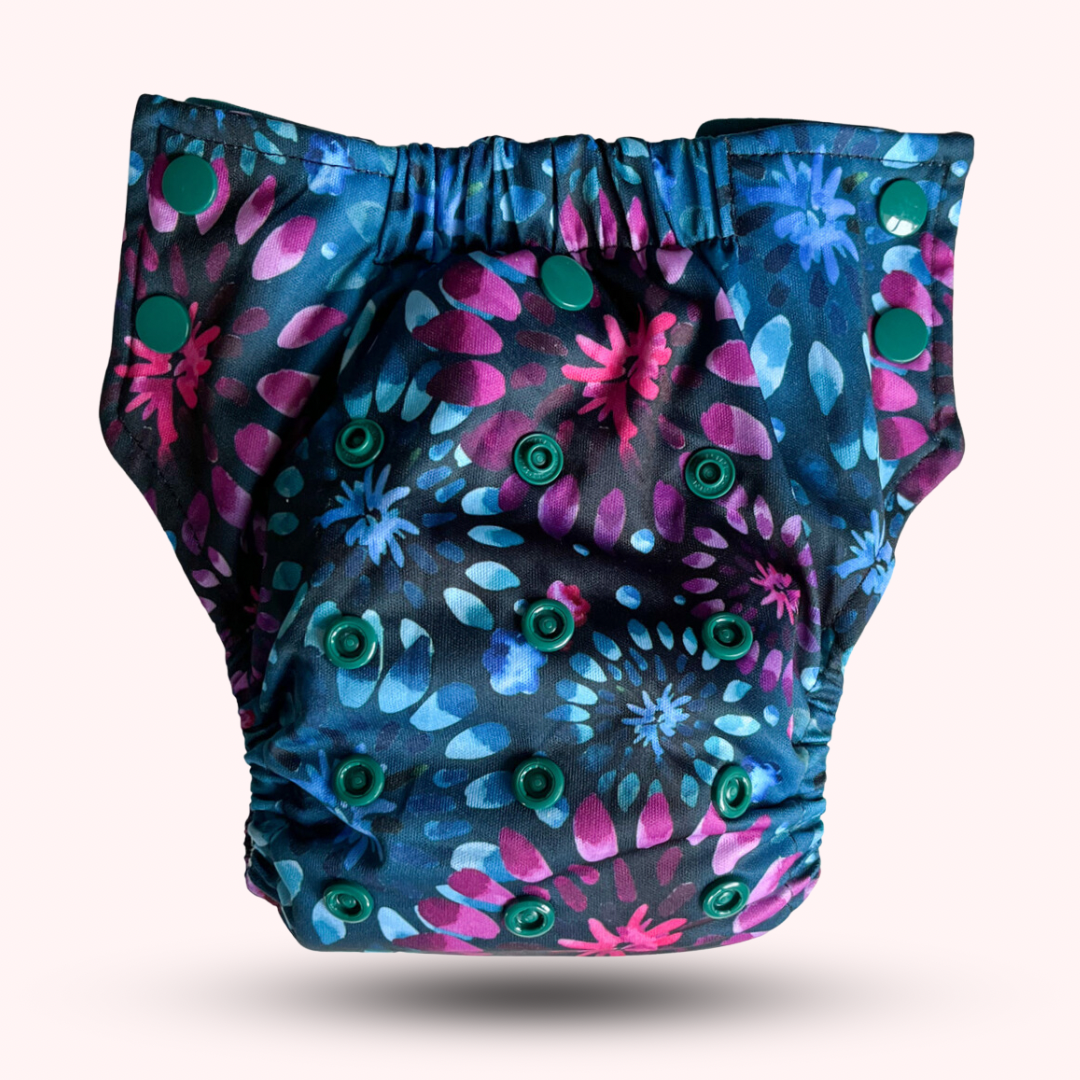 Reusable Pull-up Nappy | MYSTICAL BLOOMS (Shell Only)