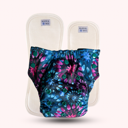 Reusable Pull-up Nappy | MYSTICAL BLOOMS
