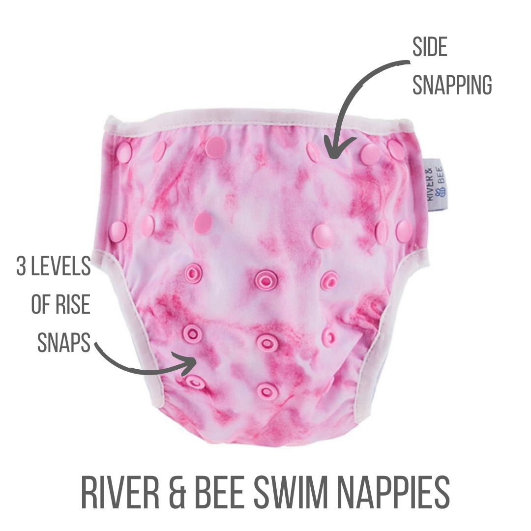 River & Bee Swim Nappy  |  FAIRY FLOSS