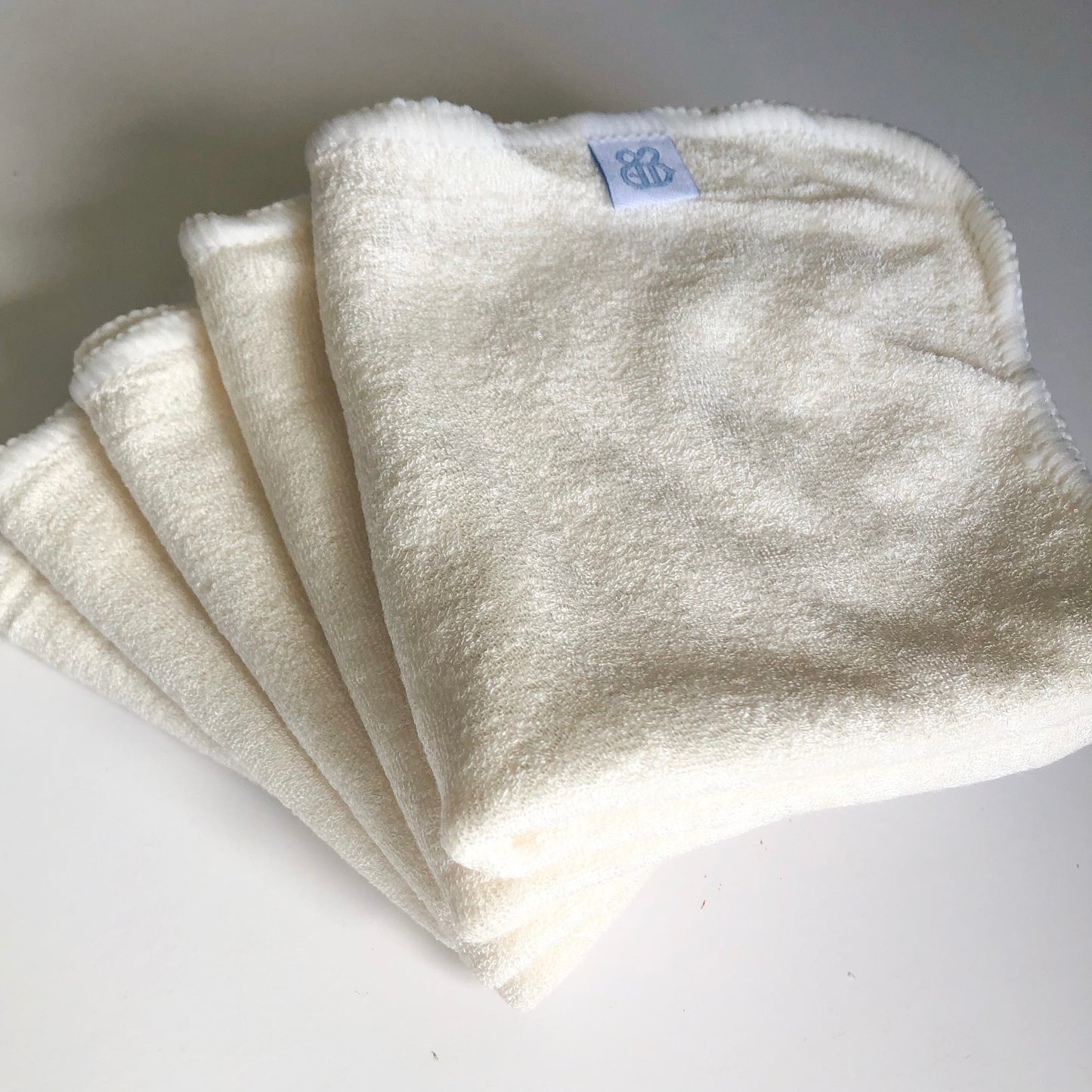Reusable Bamboo Terry Wipes [5 Pack]