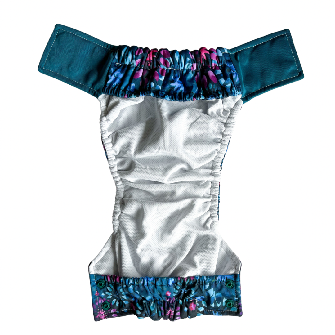 Reusable Pull-up Nappy | MYSTICAL BLOOMS (Shell Only)