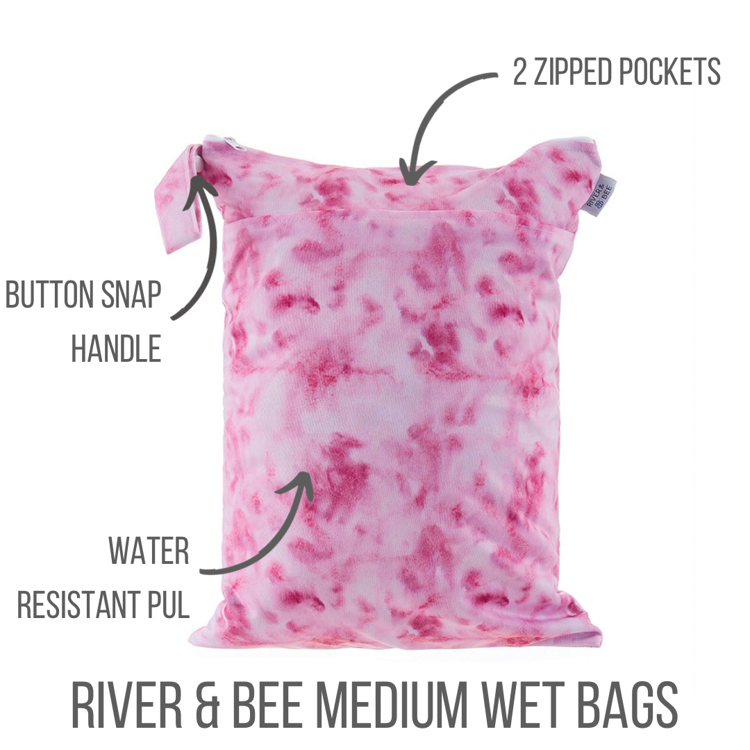 River & Bee Medium Wetbag  |  FAIRY FLOSS